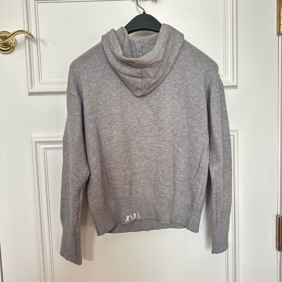 Bloomingdale’s AQUA x Kerri Rosenthal “Loved” Graphic Pullover Hoodie - Picture 3 of 5